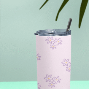 Stylish & Durable Lavender Tumbler Bottle – Your Everyday Hydration Companion