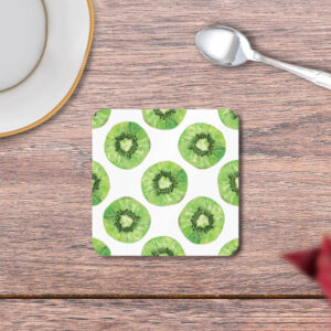 Kiwi Print Square Coaster