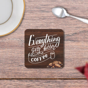 Motivation Quote Square Coaster
