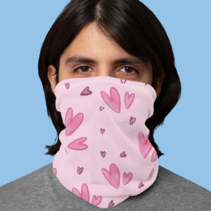 Heart Bliss Face Bandana (Unisex)
