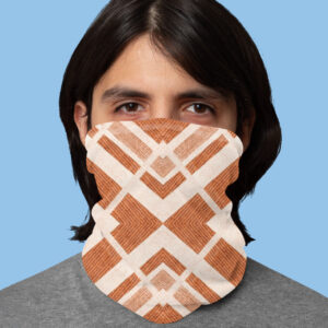 Geometrical Pattern Face Bandana (Unisex)