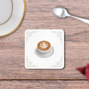 Minimal Aesthetic Square Coaster